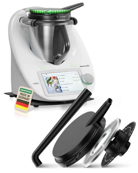 DampfPRO - Dampfumleiter mit integriertem Filter für Dunstabzugshauben / Inselhauben und Muldenlüfter passend für den Thermomix TM5 & TM6