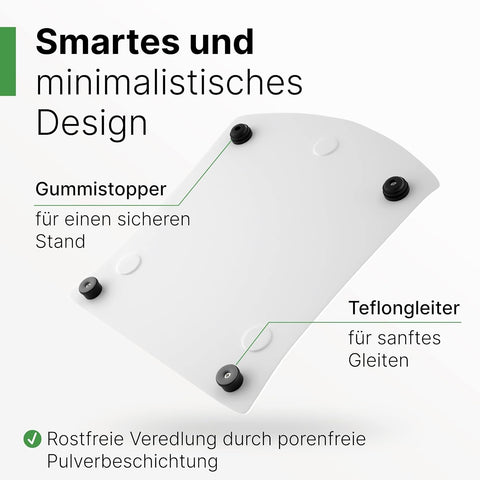 Gleitbrett kompatibel mit dem Thermomix TM6 / TM5 in weiss