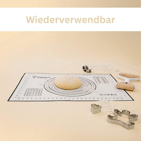 Premium Backmatte / Rutschfeste Backunterlage XXL 60x40cm