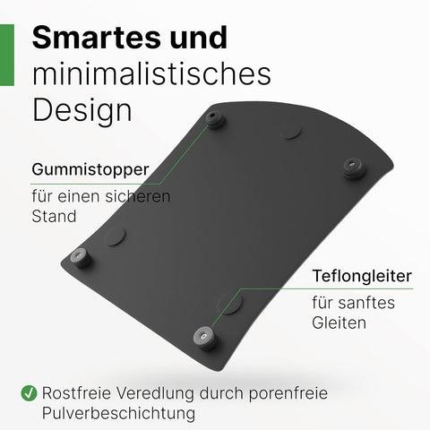Gleitbrett kompatibel mit dem Thermomix TM6 / TM5 in schwarz