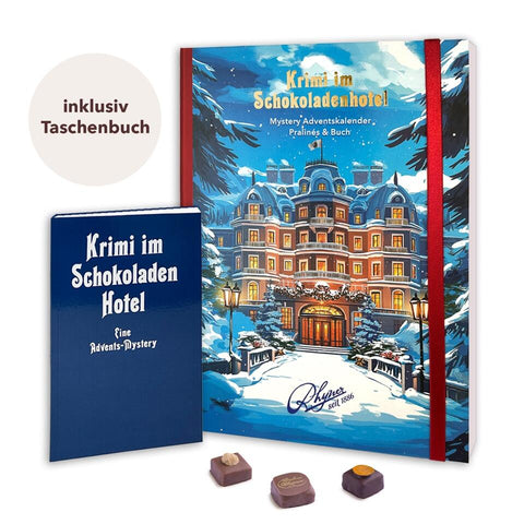 Adventskalender Krimi im Schokoladenhotel Pralinés & Buch (Conditorei Rhyner AG)