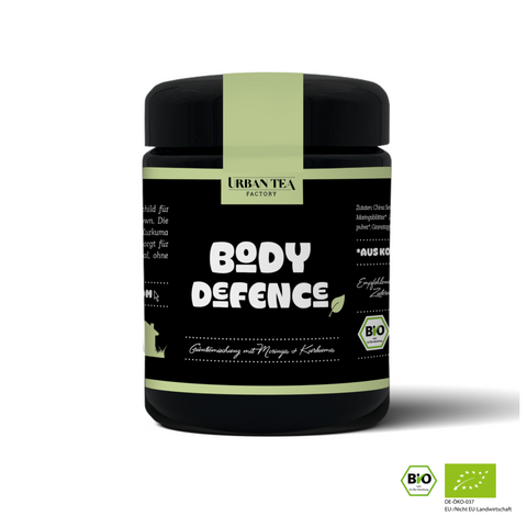 Body Defence - Grünteemischung mit Moringa & Kurkuma - 50g - Bio