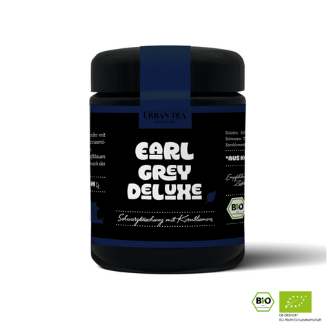 Earl Grey Deluxe - Schwarzteemischung mit Kornblumen - 50g - Bio