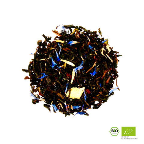 Earl Grey Deluxe - Schwarzteemischung mit Kornblumen - 50g - Bio