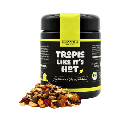 Tropic Like It's Hot - Früchtetee mit Himbeer & Tonkabohne - 65g - Bio