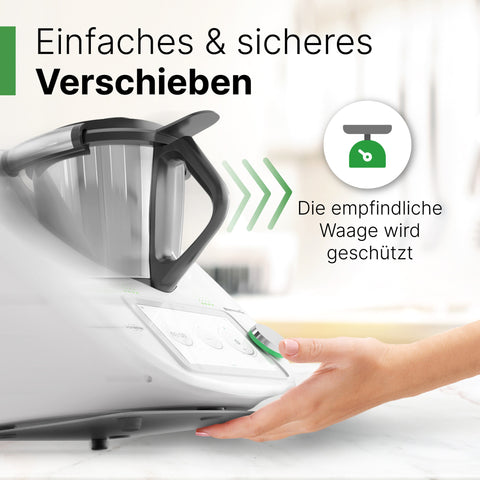 Gleitbrett kompatibel mit dem Thermomix TM6/TM5 in anthrazit-grau