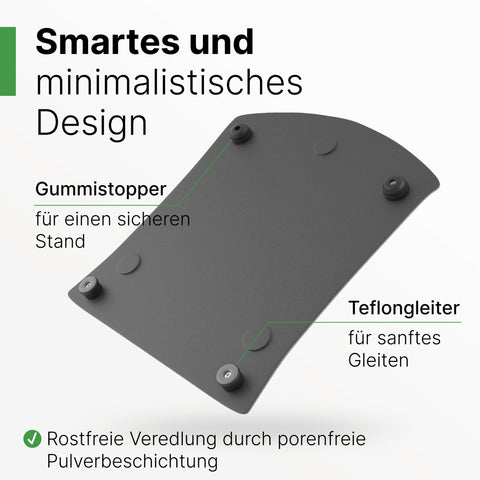 Gleitbrett kompatibel mit dem Thermomix TM6/TM5 in anthrazit-grau