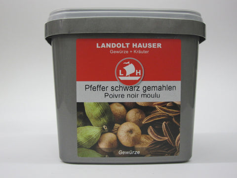 Pfeffer schwarz gemahlen