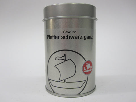Pfeffer schwarz ganz