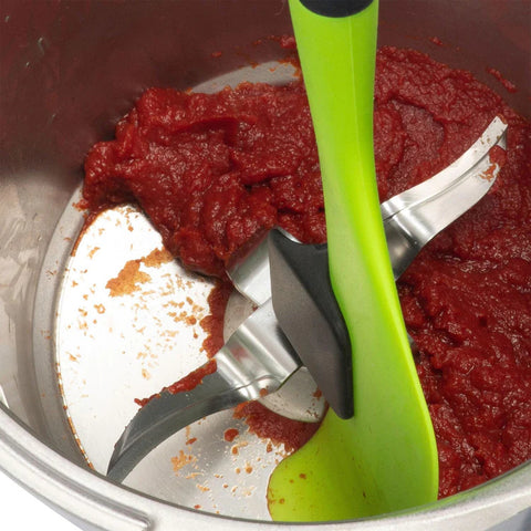 Multifunktionaler Dreh-Spatel für Thermomix TM6 TM5 TM31 zum einfachen Ausschaben und Entleeren des Mixtopfs Grün