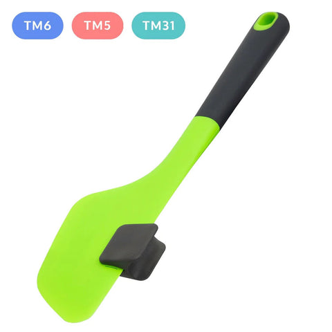 Multifunktionaler Dreh-Spatel für Thermomix TM6 TM5 TM31 zum einfachen Ausschaben und Entleeren des Mixtopfs Grün