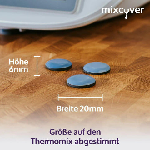 3 unsichtbare Slider Gleiter für den Thermomix TM6 TM5