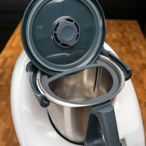 Deckelhalter und Abstreifhilfe kompatibel mit Vorwerk Thermomix TM6 TM5 TM31