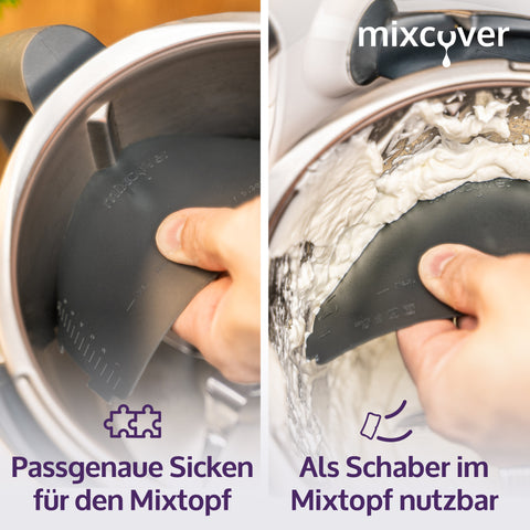 Garkorbteiler für Thermomix TM6 TM5 TM31, Mixtopf-Schaber