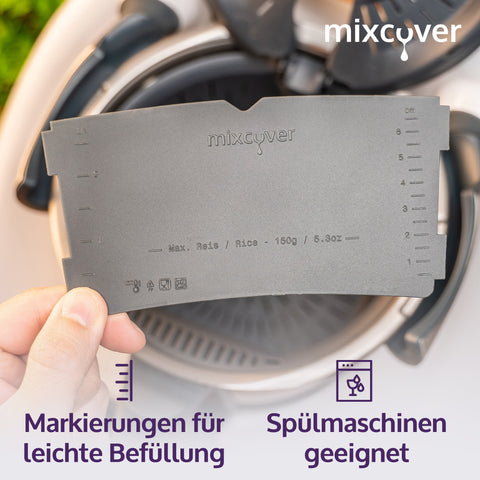 Garkorbteiler für Thermomix TM6 TM5 TM31, Mixtopf-Schaber