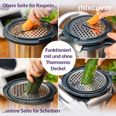 Reibe für Gemüse, Obst und Käse Gemüsereibe für den Thermomix TM6 und TM5, Thermomix
