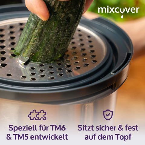 Reibe für Gemüse, Obst und Käse Gemüsereibe für den Thermomix TM6 und TM5, Thermomix