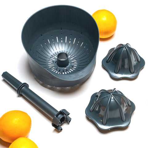 Saftpresse, Orangenpresse, Zitruspresse kompatibel mit Vorwerk Thermomix TM6 und TM5, einfach entsaften, Entsafter