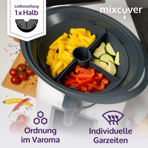 Garraumteiler (HALB) für Thermomix Varoma Dampfgarraum