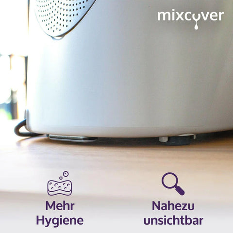 unsichtbarer Gleiter Slider Zubehör für Thermomix TM6 TM5 Küchenmaschine - die selbstklebende, effektive, günstige Alternative zum Gleitbrett