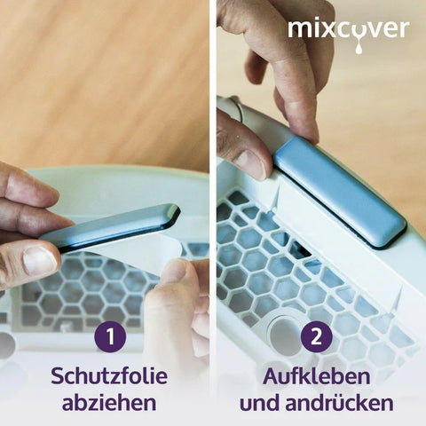unsichtbarer Gleiter Slider Zubehör für Thermomix TM6 TM5 Küchenmaschine - die selbstklebende, effektive, günstige Alternative zum Gleitbrett