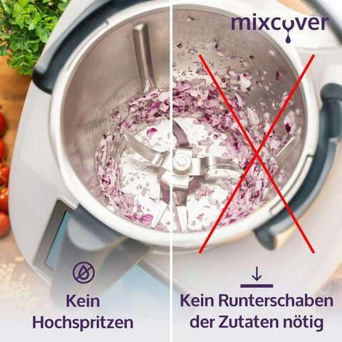 Mixtopf Verkleinerung für Thermomix TM6 TM5 Häcksel Helfer, Verkleinert den Mixtopf für effizienteres Häckseln, Pürieren ,Schneiden