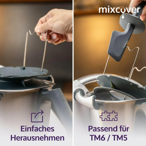 Mixtopf Verkleinerung für Thermomix TM6 TM5 Häcksel Helfer, Verkleinert den Mixtopf für effizienteres Häckseln, Pürieren ,Schneiden