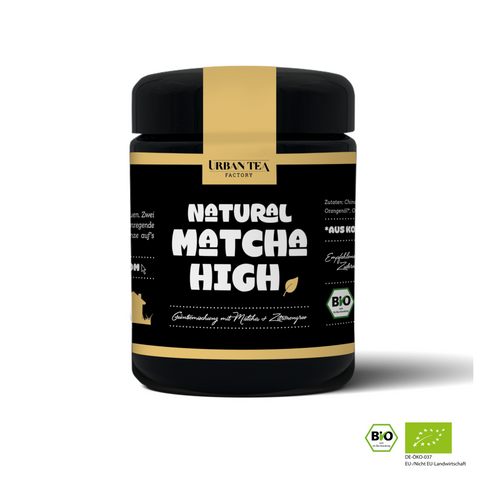 Natural Matcha High - Grünteemischung mit Matcha & Zitronengras - 45g - Bio