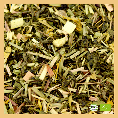 Natural Matcha High - Grünteemischung mit Matcha & Zitronengras - 45g - Bio