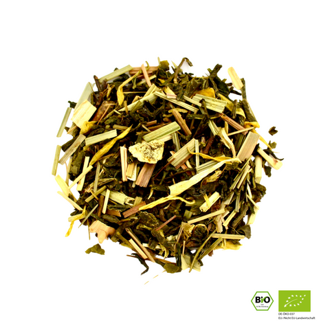 Natural Matcha High - Grünteemischung mit Matcha & Zitronengras - 45g - Bio