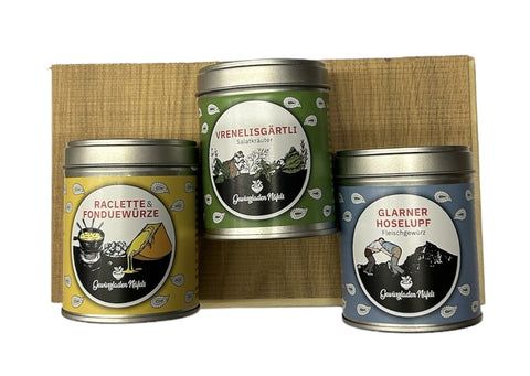 Geschenk Holz 3er Set