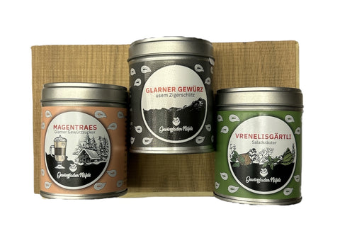 Geschenk Holz 3er Set