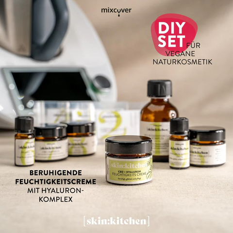 Naturkosmetik Hyaluron Gesichtscreme für Küchenmaschinen wie Thermomix oder Monsieur Cuisine Connect, Monsieur Cuisine Smart