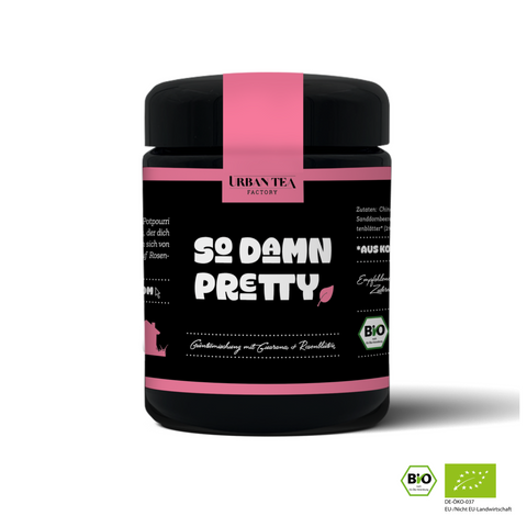 So Damn Pretty - Grünteemischung mit Guarana & Rosenblüten - 50g - Bio