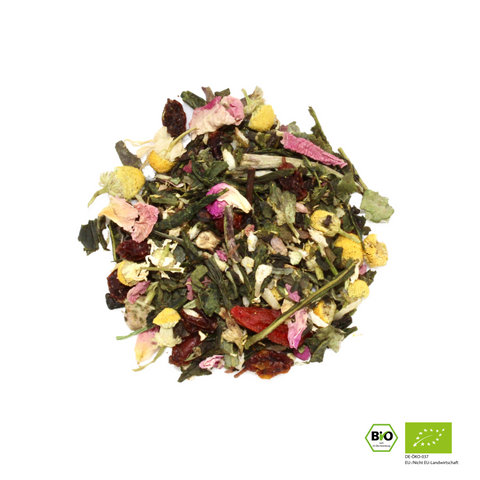 So Damn Pretty - Grünteemischung mit Guarana & Rosenblüten - 50g - Bio