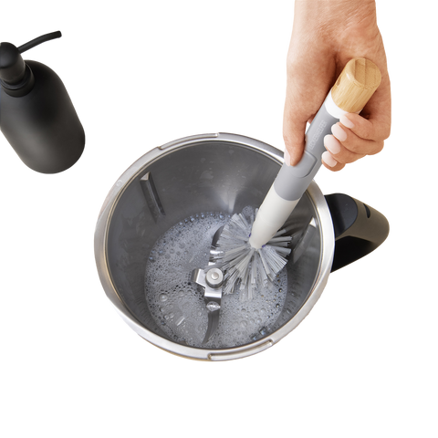 Mixtopfbürste + austauschbaren Bürstenkopf passend für den Thermomix und weitere Mixtöpfe
