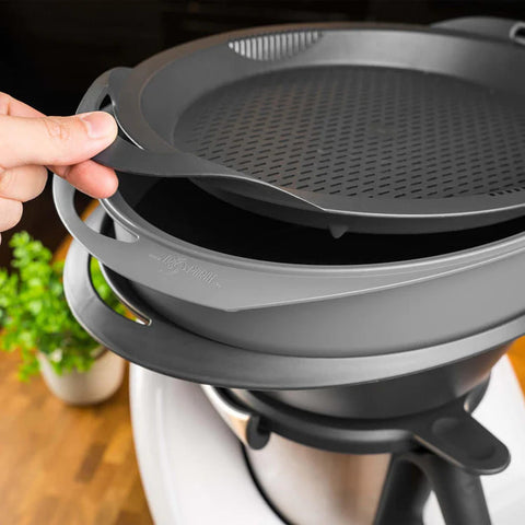Trio-Gigant für Thermomix TM6/TM5/TM31 Eisengrau