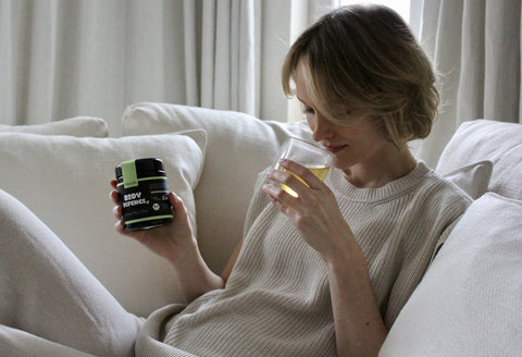 Body Defence - Grünteemischung mit Moringa & Kurkuma - 50g - Bio