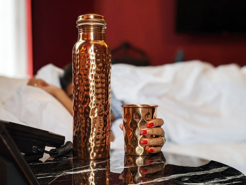 Kupfer - der Durstlöscher mit anti-bakteriellen Wirkung