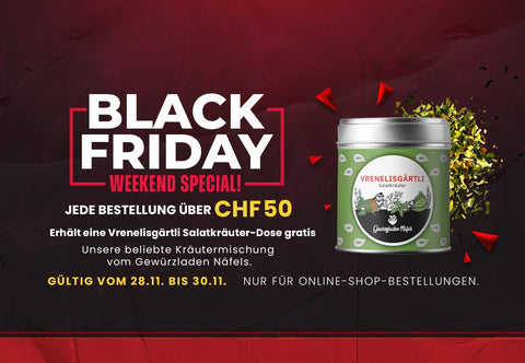 Black Friday Weekend Special beim Gewürzladen Näfels!