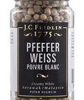 Pfeffer weiss ganz 60g im Glas