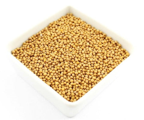 Senfkörner gelb ganz, Bio, 80g