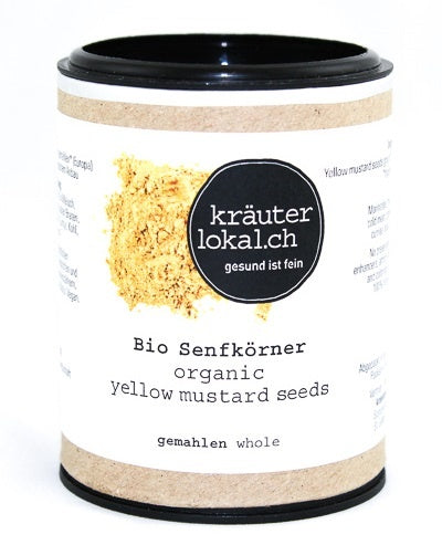 Senfkörner gelb gemahlen, Bio, 40g