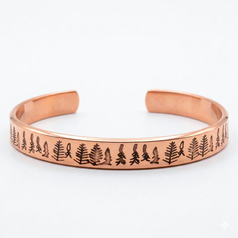 Kupfer-Armreif Forest