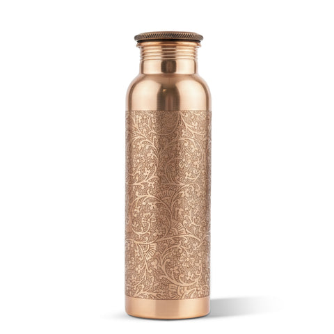Kupferflasche Flower, 900 ml