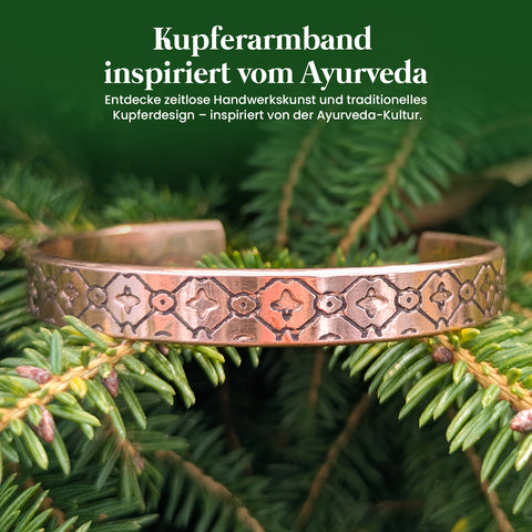 Kupfer-Armreif Mosaik