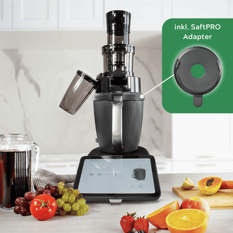 entsafter saft aufbewahren SaftPRO Slowjuicer / Entsafter passend für Thermomix TM5, TM6 & TM7 – Gewürzladen Näfels