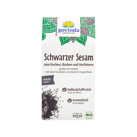 Schwarzer Sesam, Bio, 200g