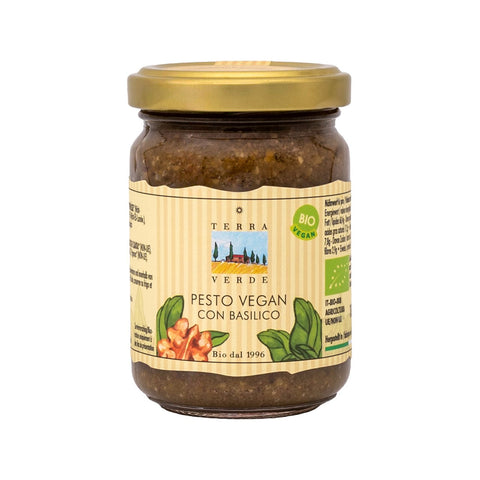 Terra Verde Pesto vegan con Basilico, EU Bio, 120g