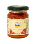 Terra Verde Bio Pesto Rosso 120 g im Glas – italienisches Tomatenpesto